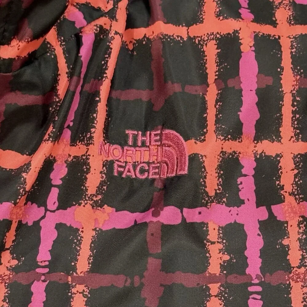 The North Face Zoe Girls Size XL Pink Plaid CA33 Triclimate Inner Jacket